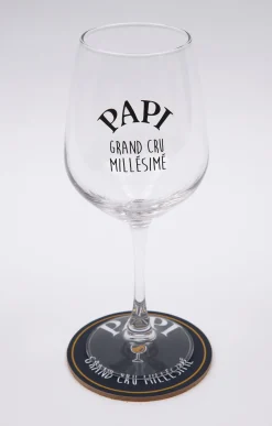 Coffret verre et sous-verre Papi -