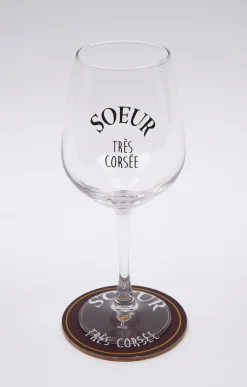 Coffret verre et sous-verre Soeur -