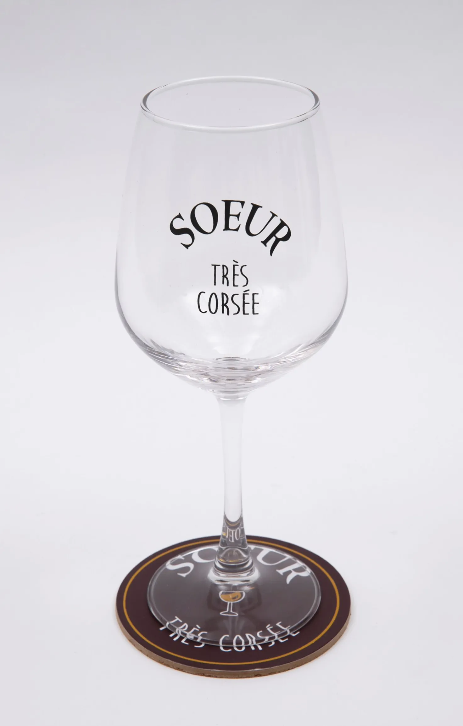 Coffret verre et sous-verre Soeur -