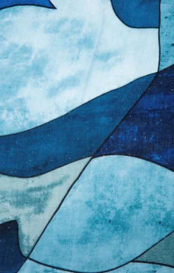 Foulard imprimé patch -