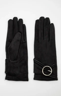 Gants fantaisie suédine -