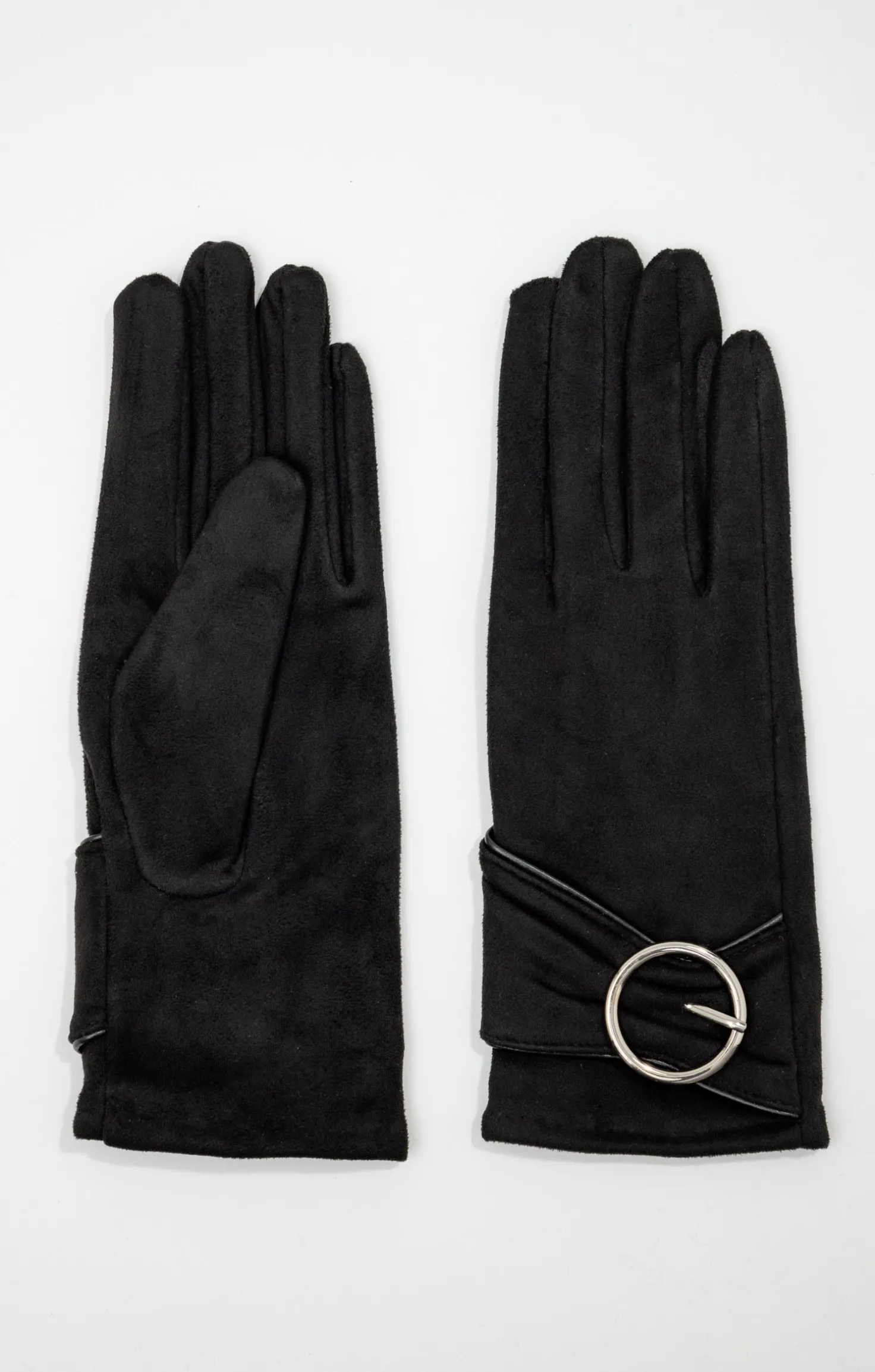 Gants fantaisie suédine -