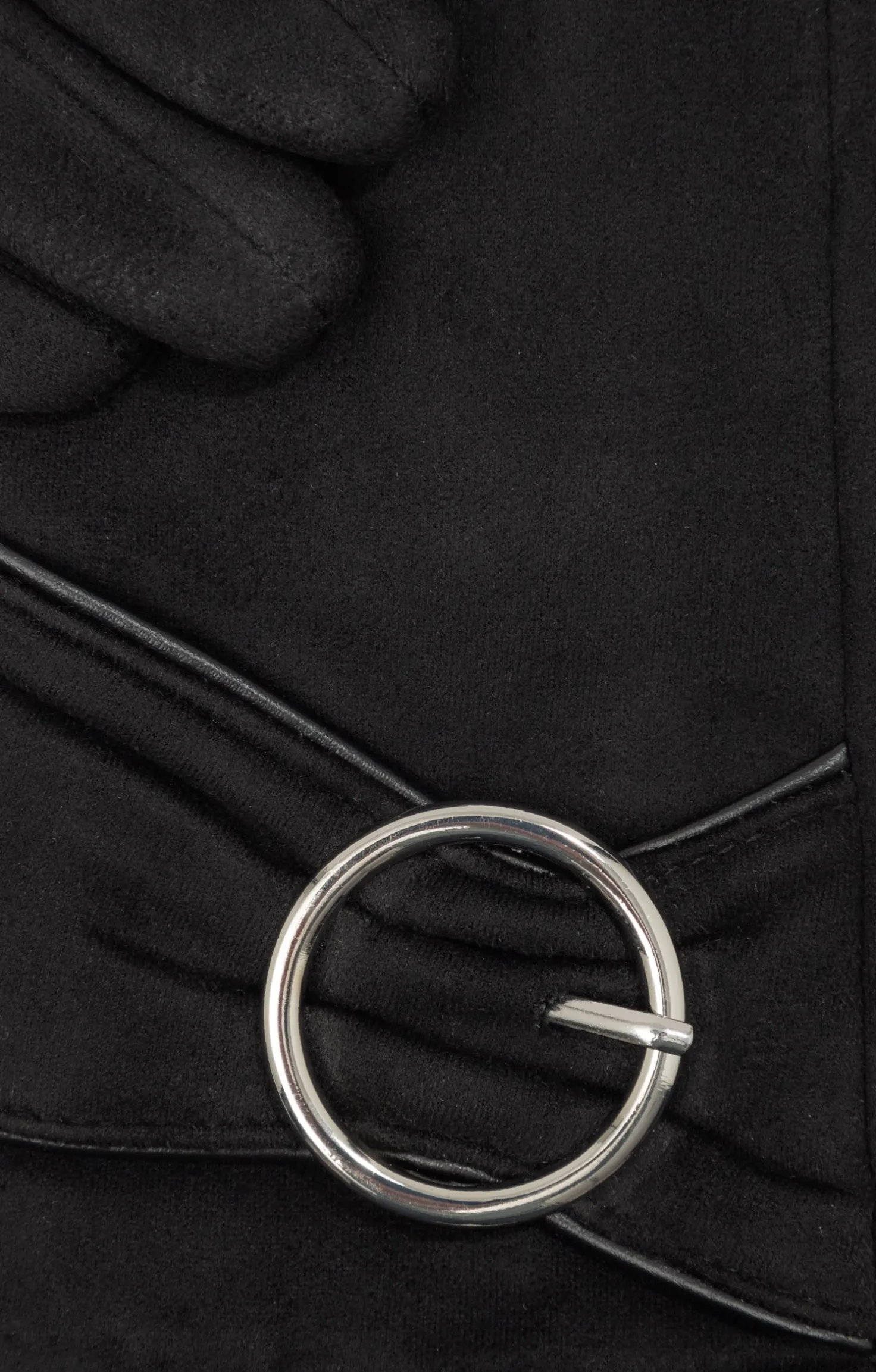 Gants fantaisie suédine -