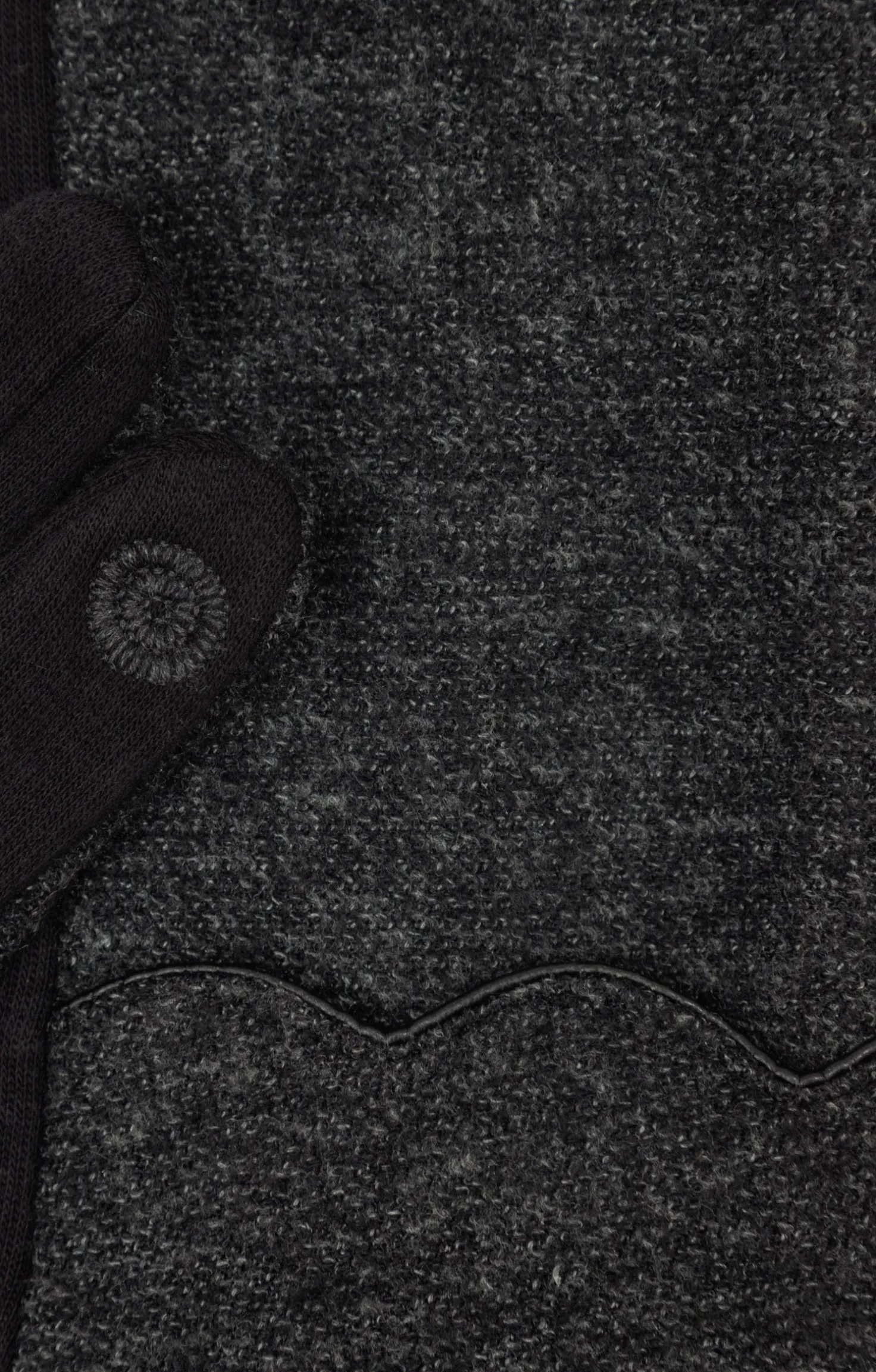 Gants fantaisie tricot -