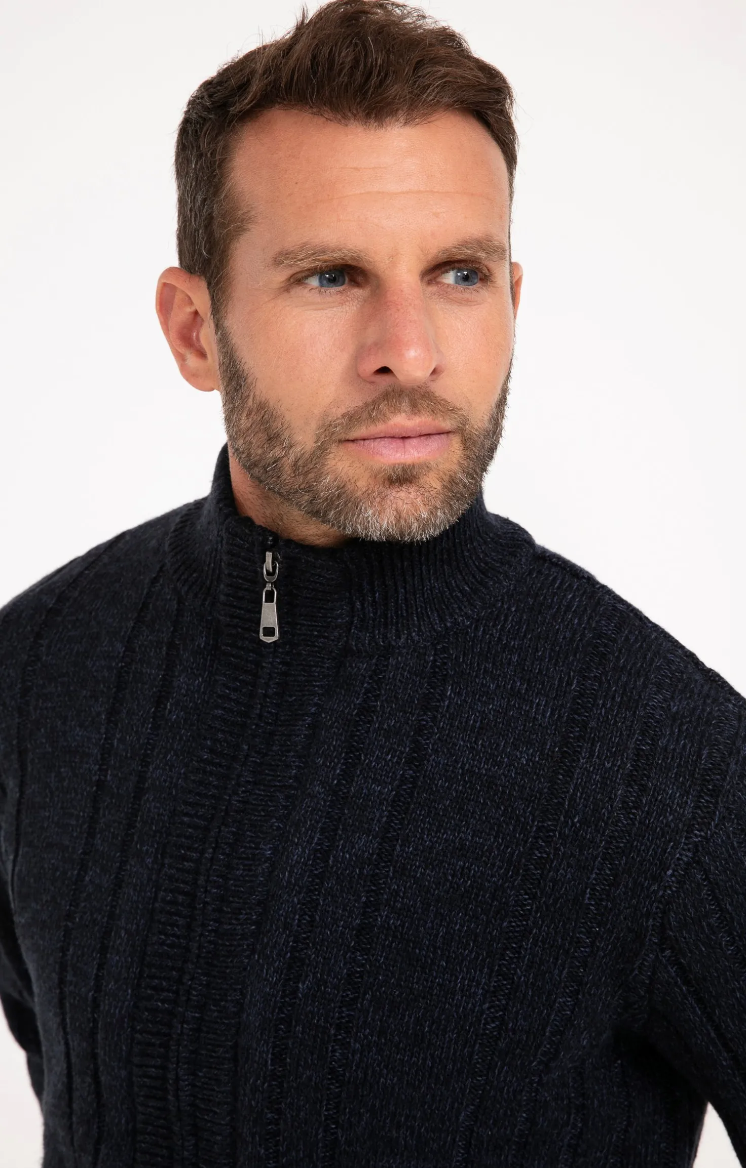 Gilet côte doublé sherpa -