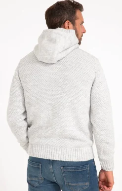 Gilet doublé sherpa avec capuche -