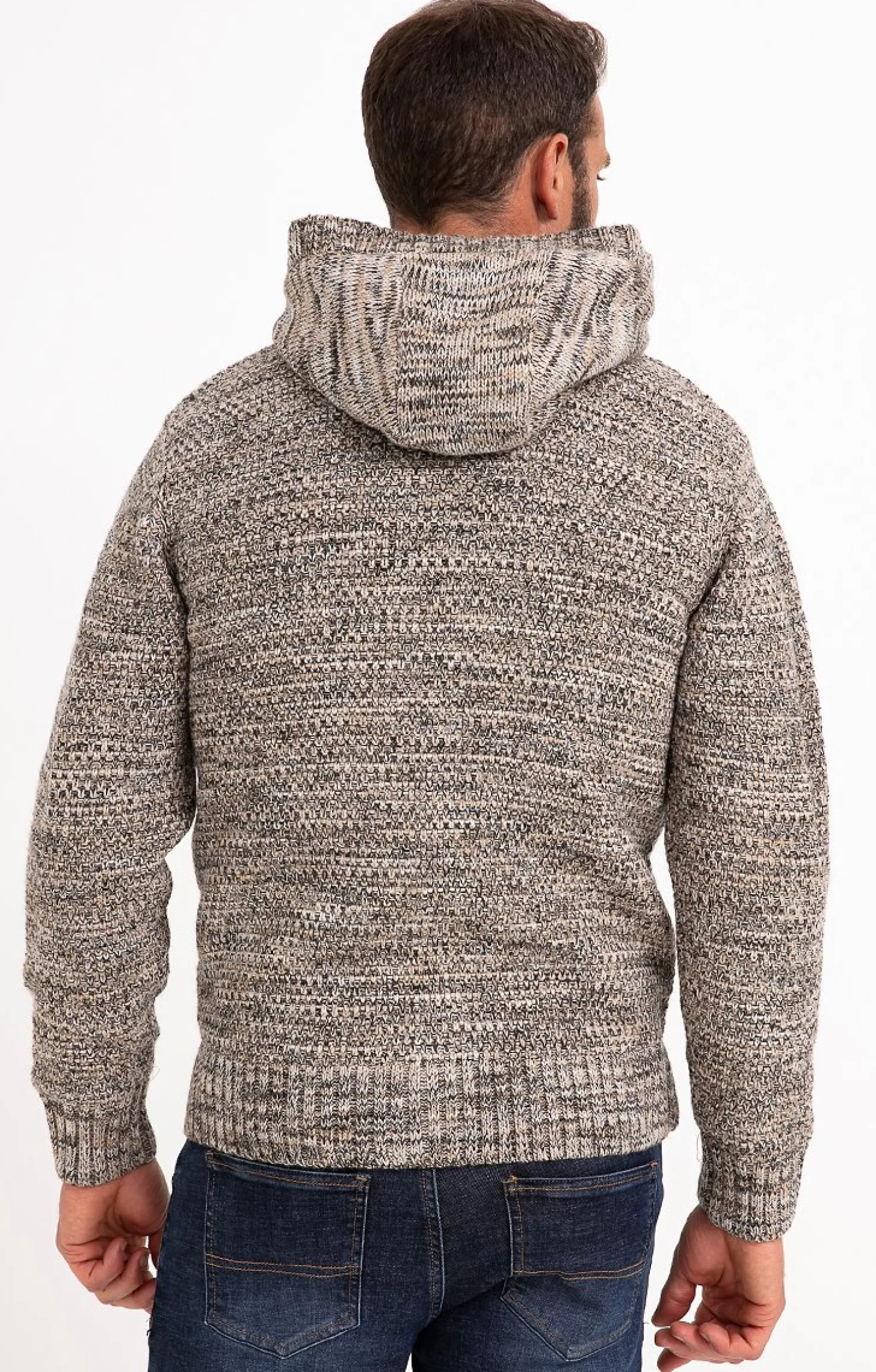 Gilet doublé sherpa avec capuche -