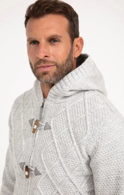 Gilet doublé sherpa avec capuche -