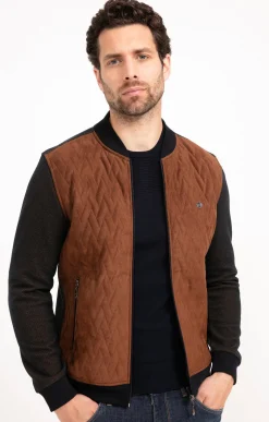 Gilet manches longues Teddy color -