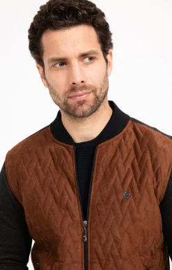 Gilet manches longues Teddy color -
