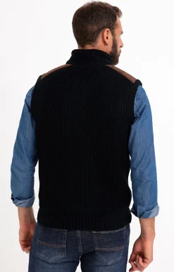 Gilet sans manche doublé sherpa -