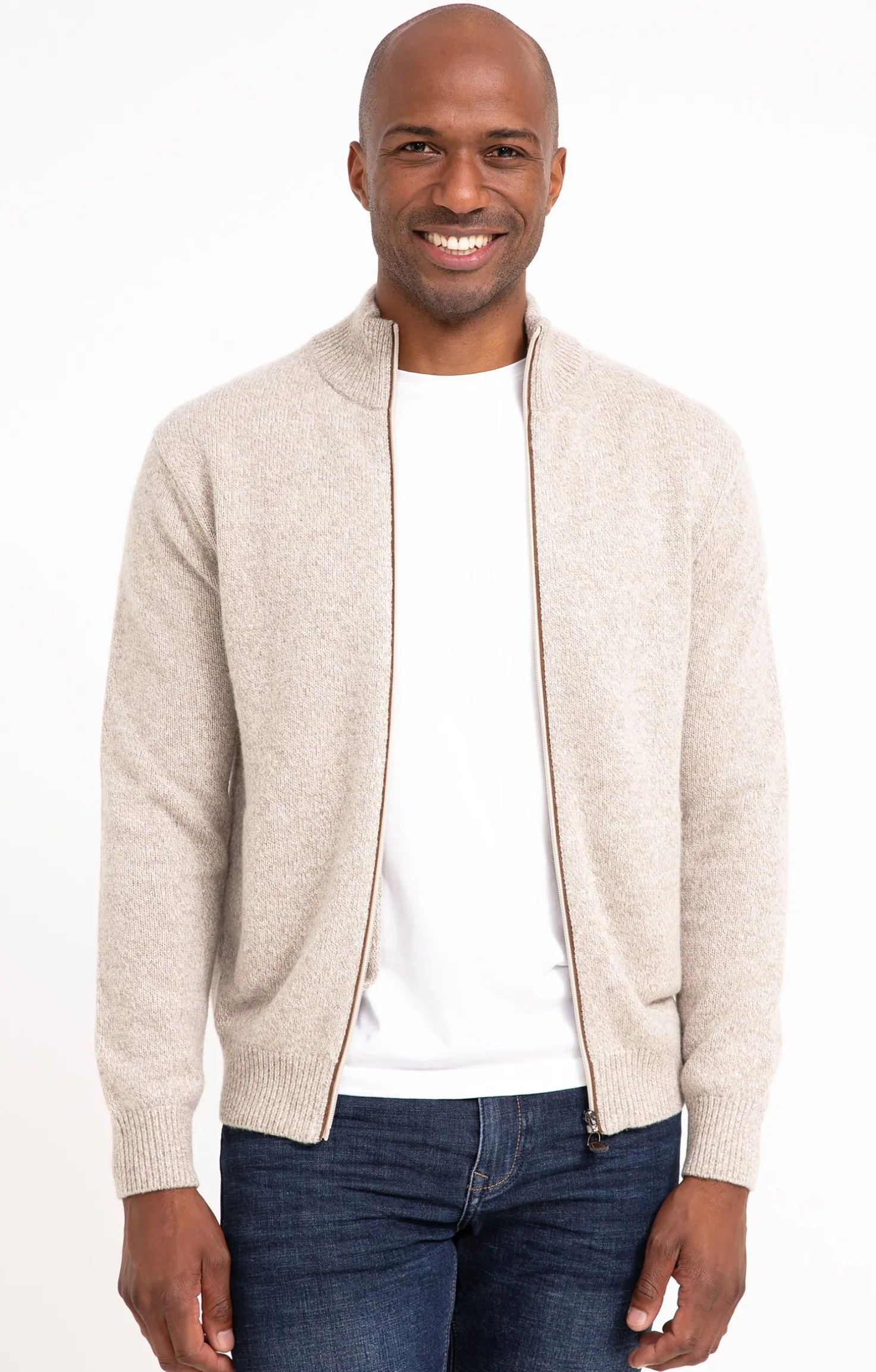 Gilet uni en laine -