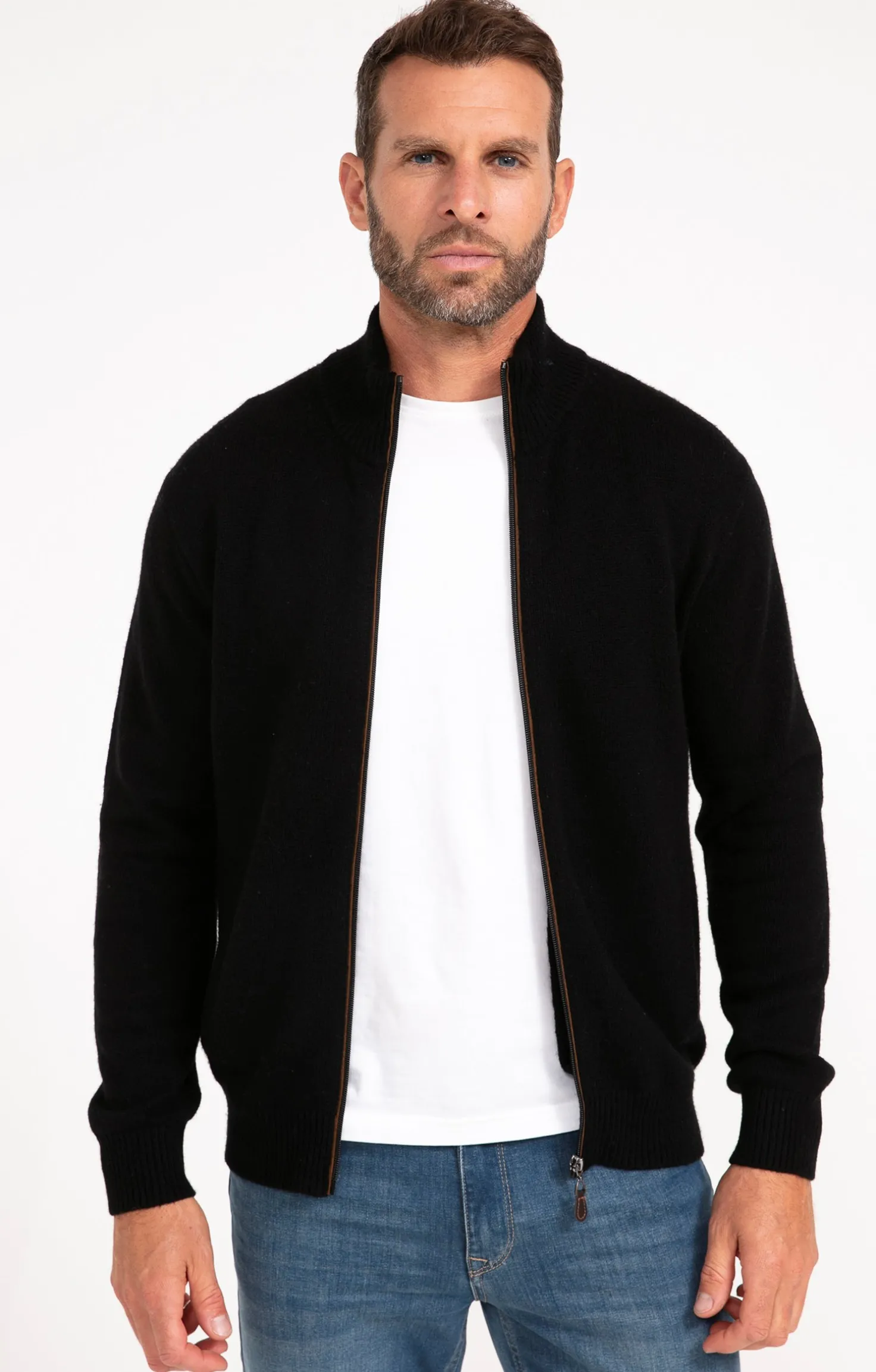 Gilet uni en laine -