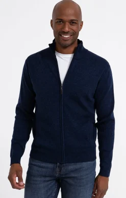 Gilet uni zippé -