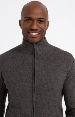 Gilet uni zippé -