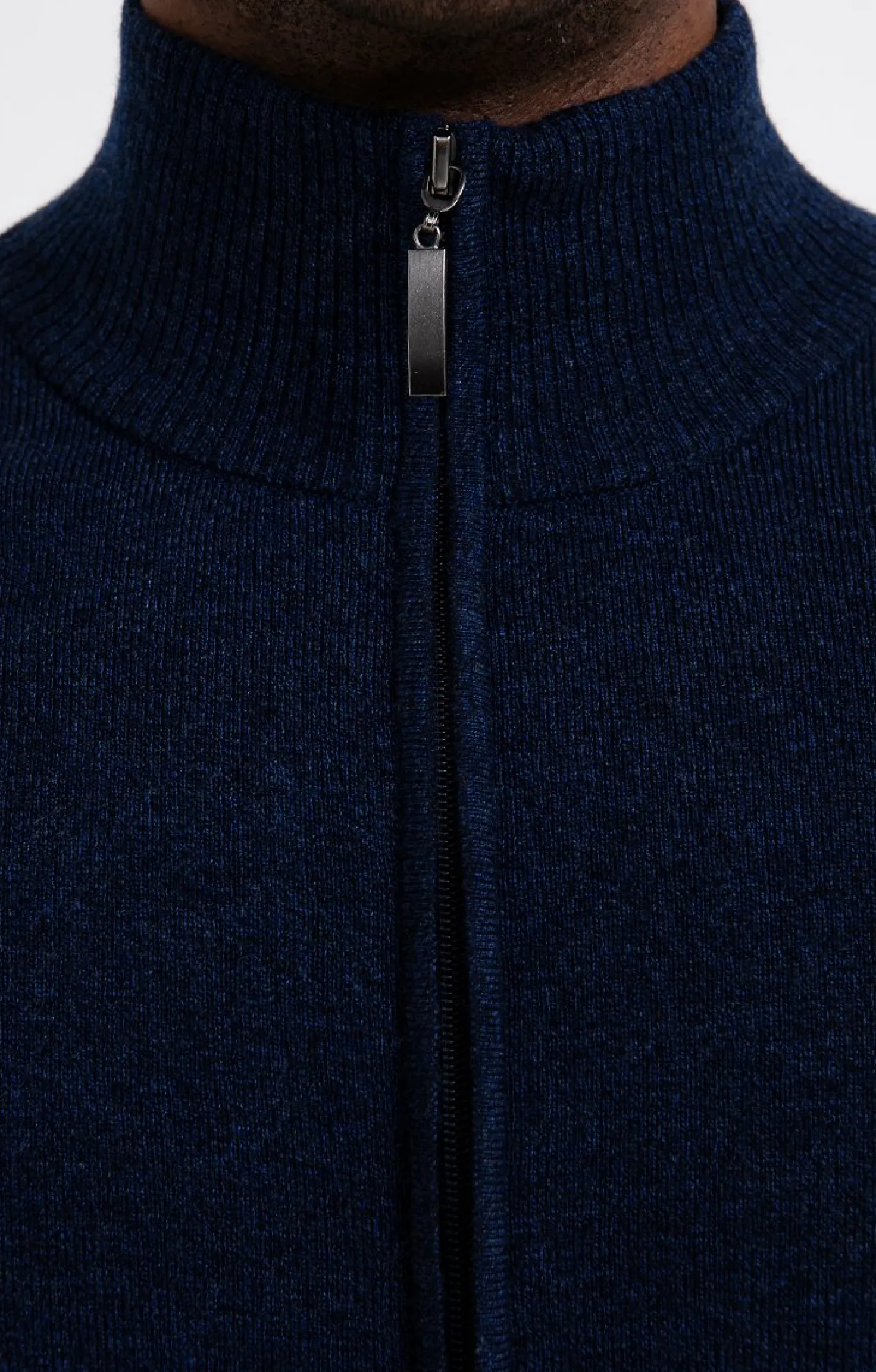 Gilet uni zippé -
