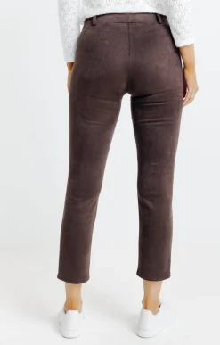 legging suédine détail clous -