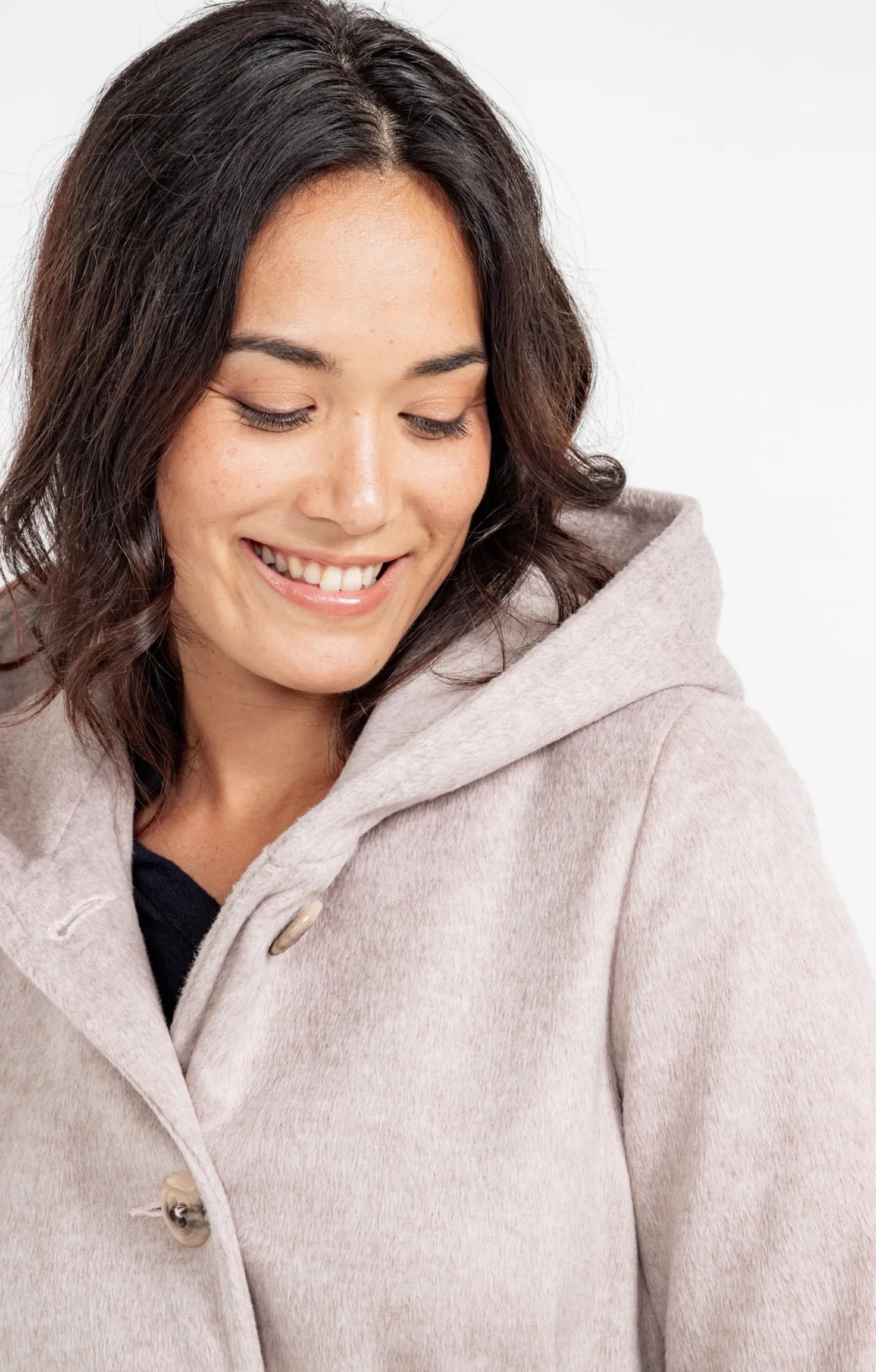 Manteau avec ceinture à nouer -