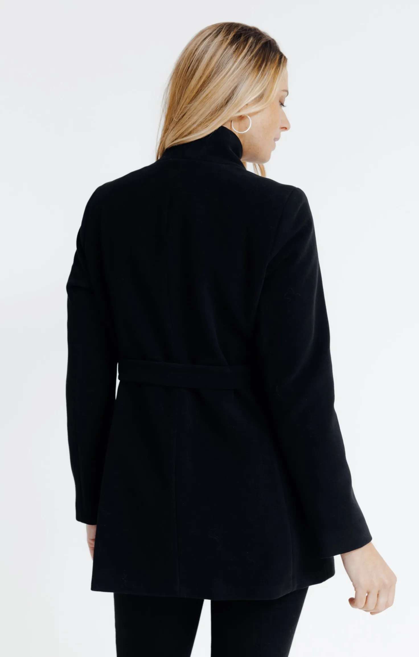 Manteau ceinturé -