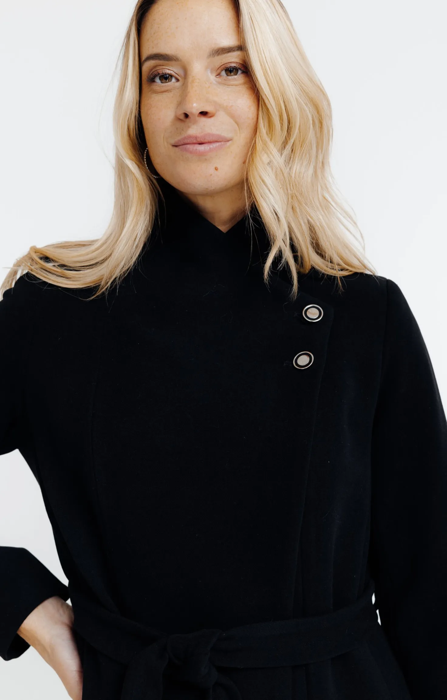 Manteau ceinturé -
