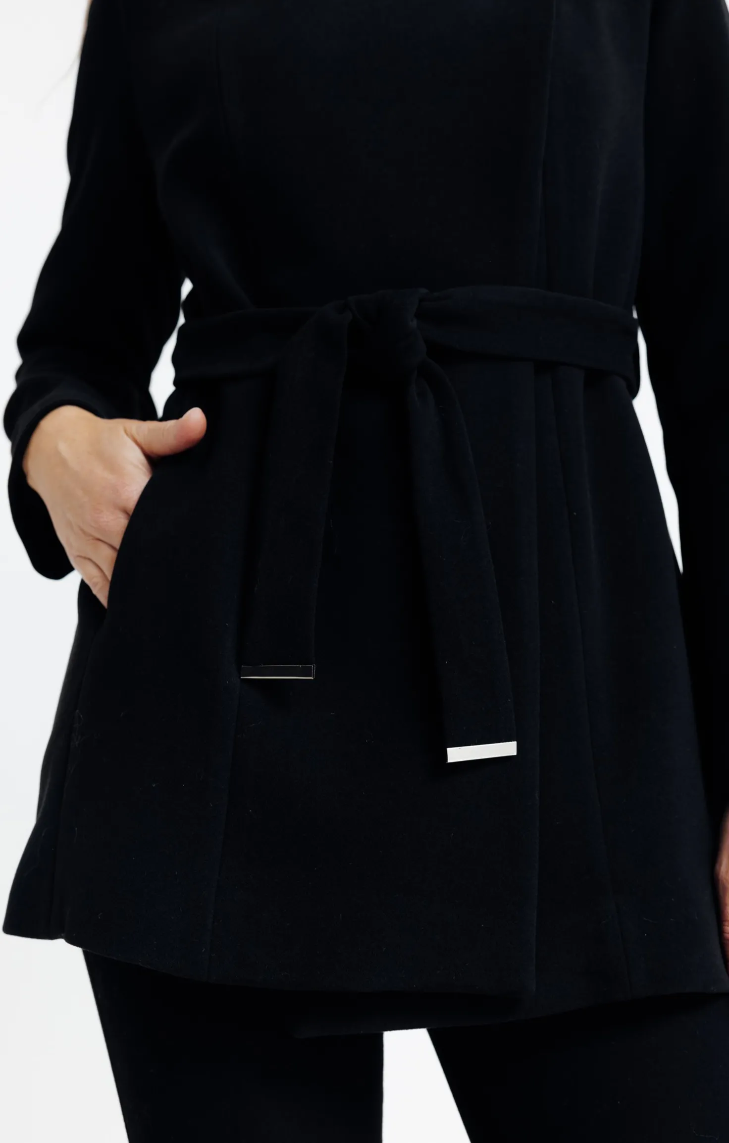 Manteau ceinturé -