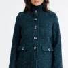 Manteau col montant -
