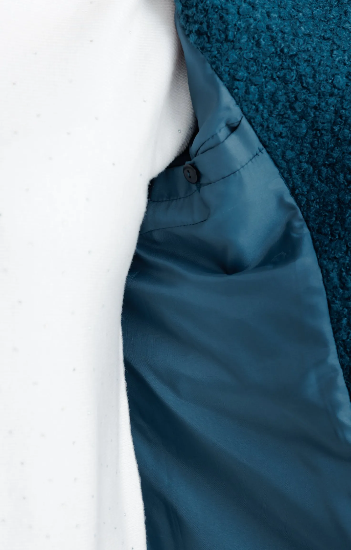 Manteau court col tailleur -