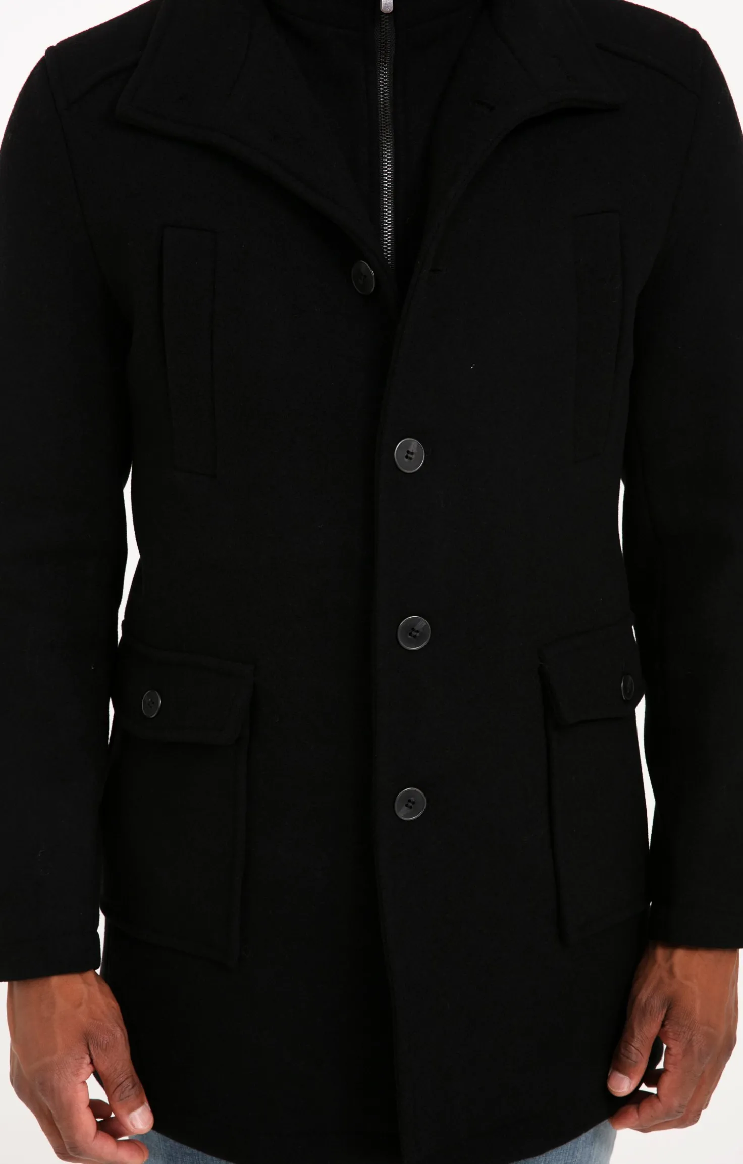 Manteau mi-long BLACK M -