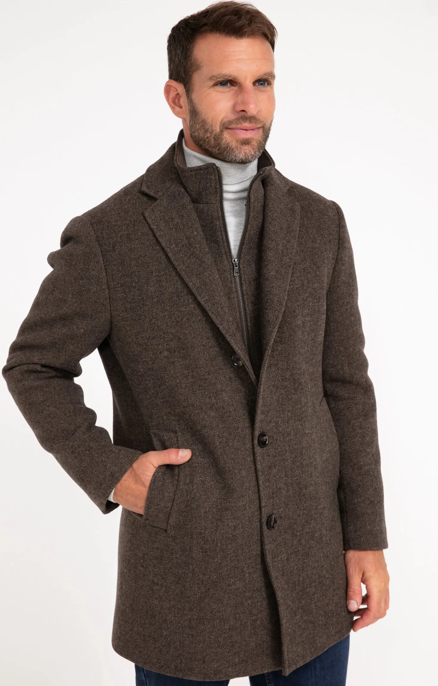 Manteau mi-long BROWNIE -