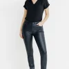 Pantalon aspect irisé -