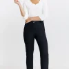 pantalon droit plissé -