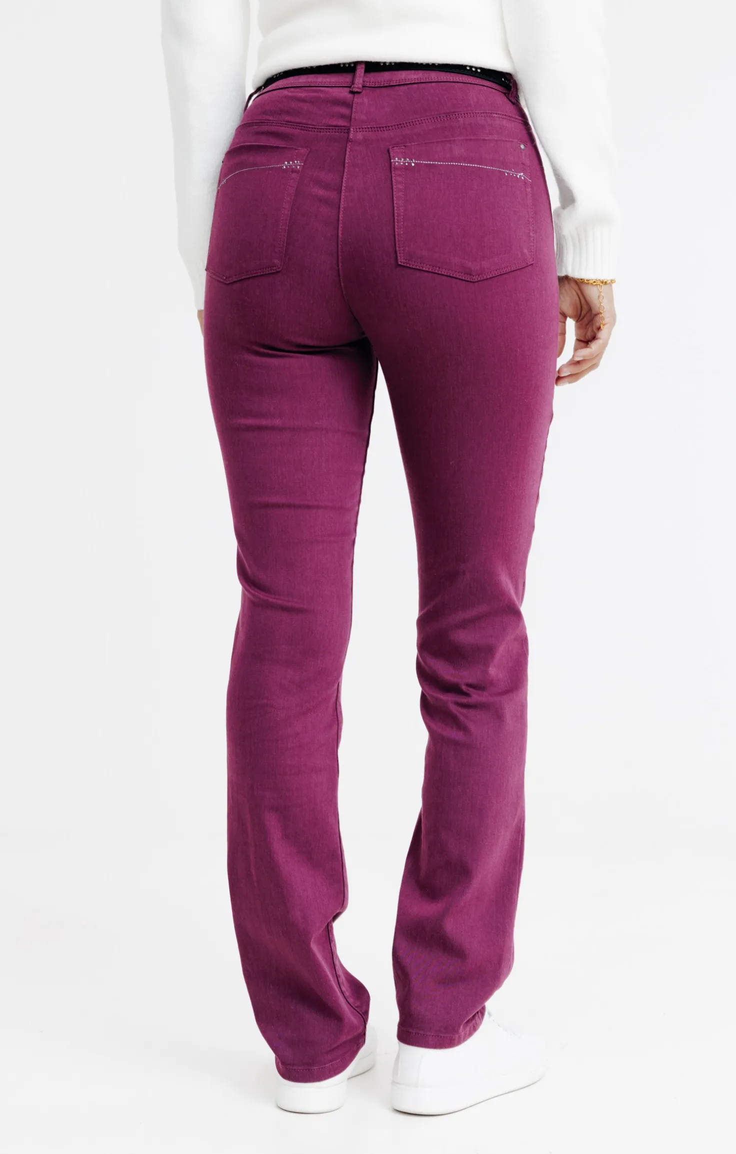 Pantalon détail strass -