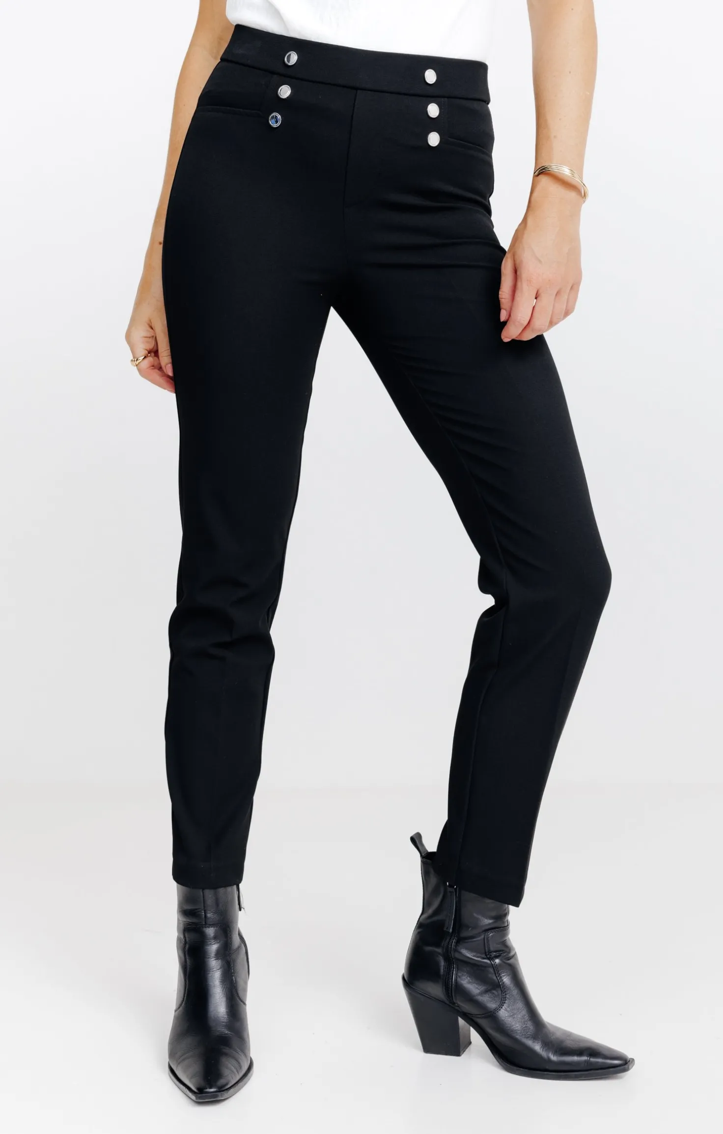 PANTALON EN LORENZO CEINTURE TREGGING -