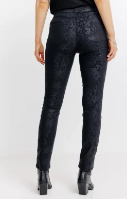 Pantalon imprimé animal -