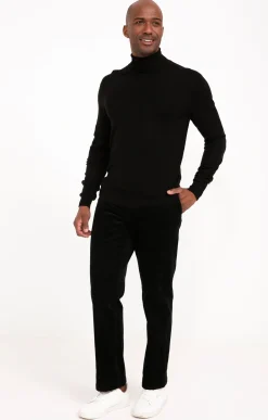 Pantalon velours extensible -