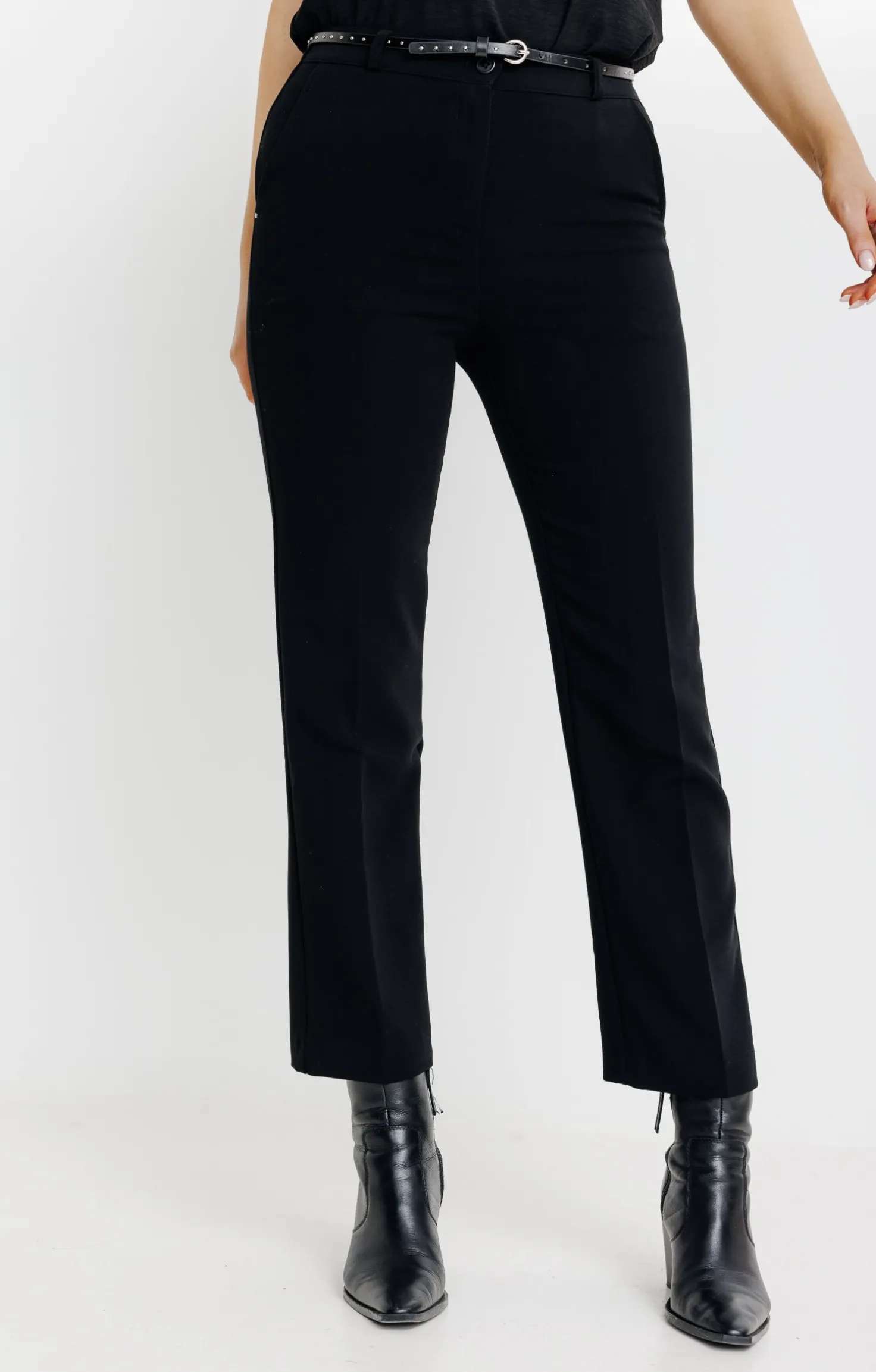 pantalon ville avec ceinture -