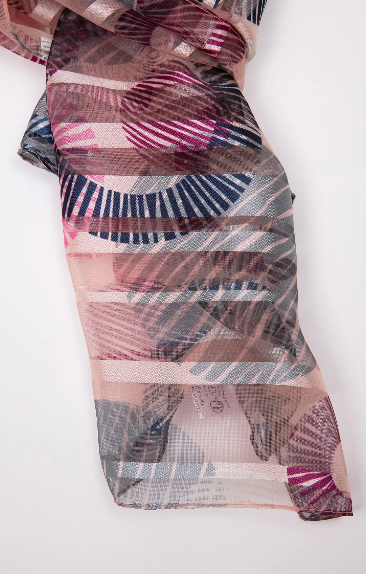 Petit foulard bande satin -