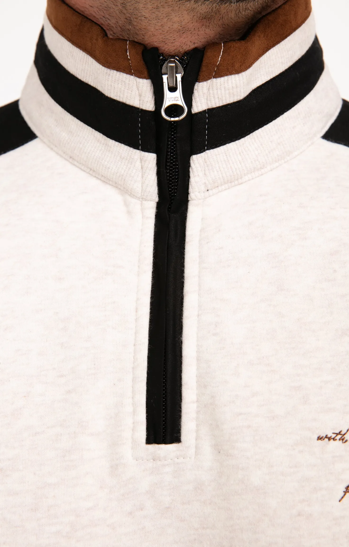 Polo col montant manches longues Molty -