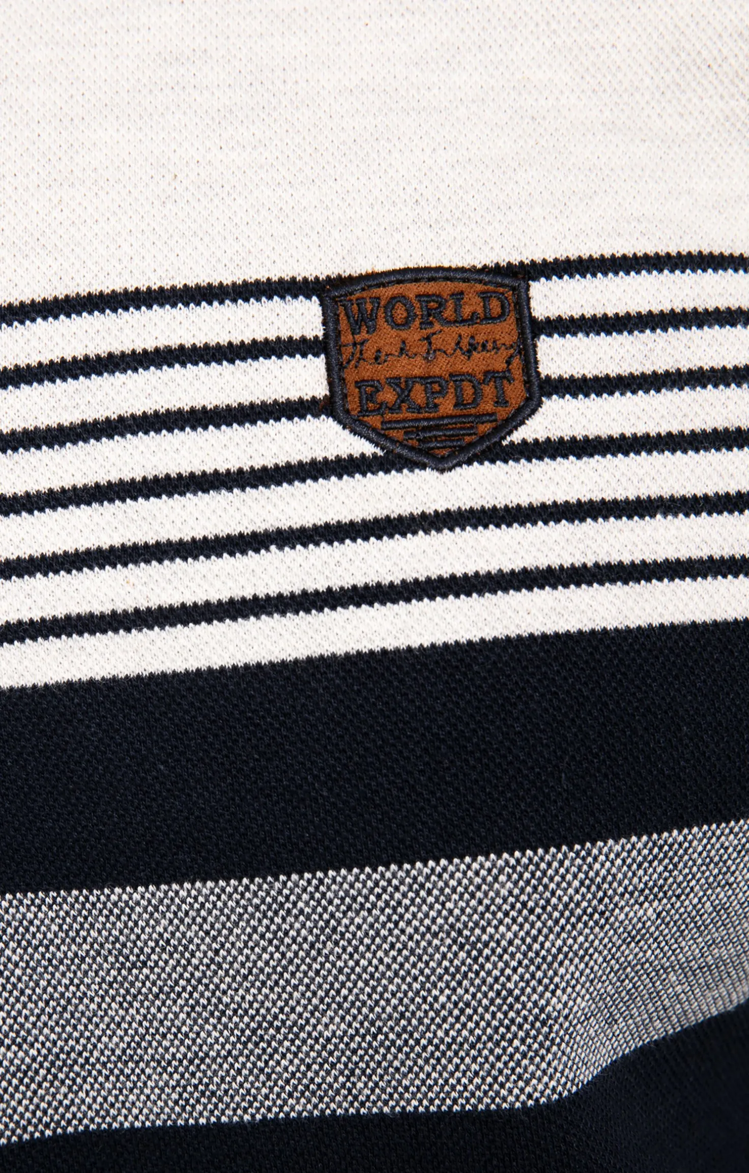 Polo col montant manches longues Blanco -