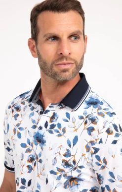Polo manches courtes Flower -