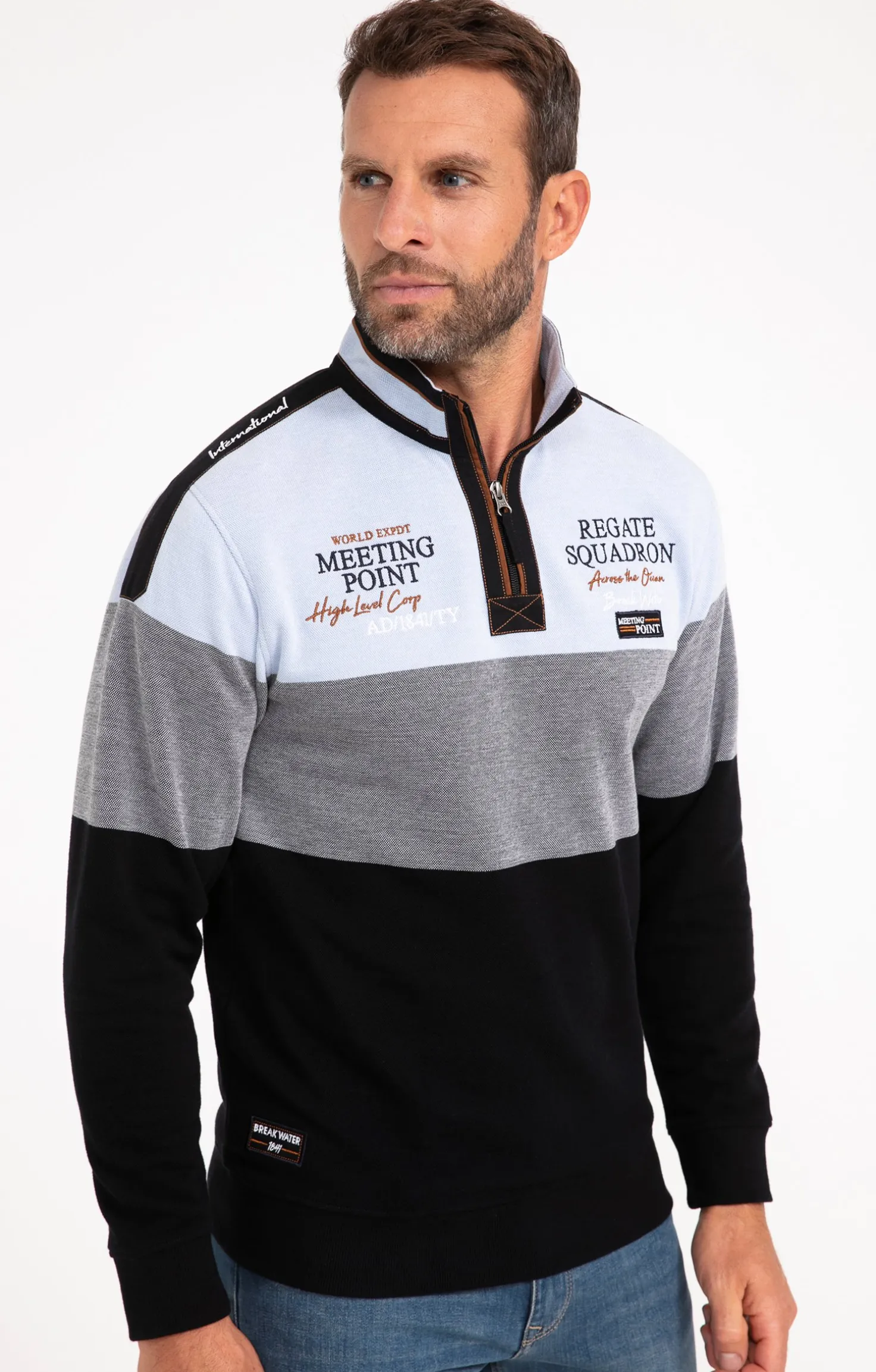Polo manches longues Badgy -