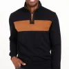 Polo manches longues col montant Sued -