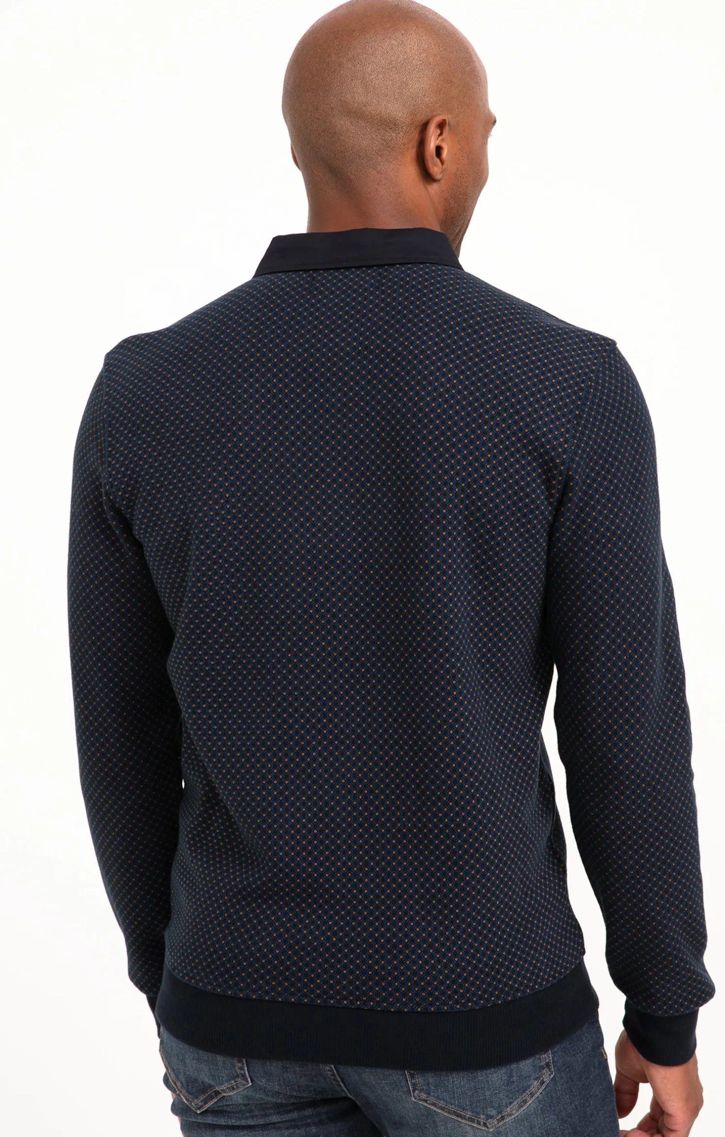 Polo manches longues Mini Print -