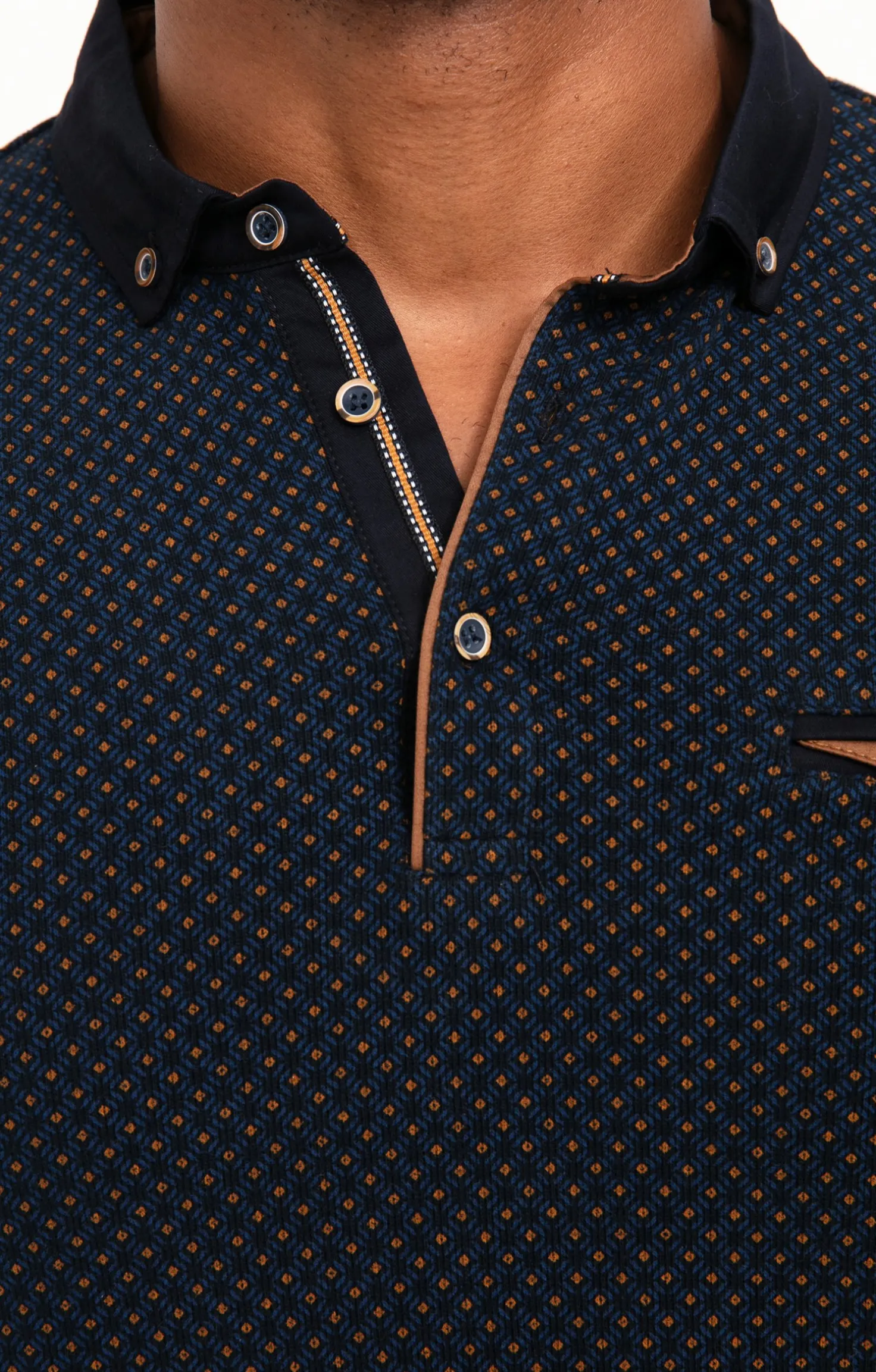Polo manches longues Mini Print -
