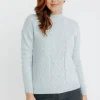 PULL AVEC TORSADES -