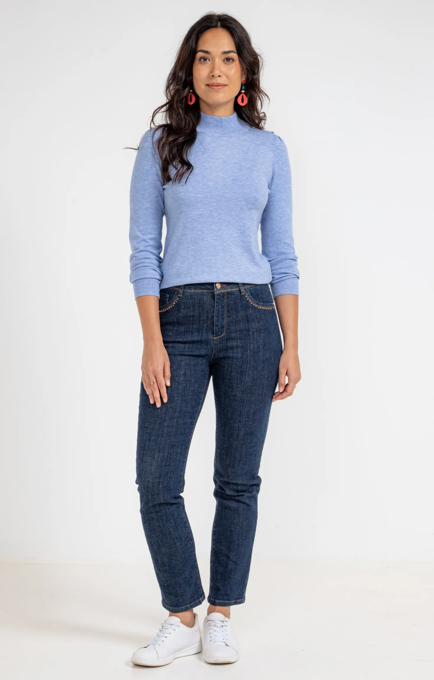 Pull col montant -