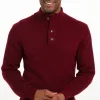 Pull col montant boutonné -