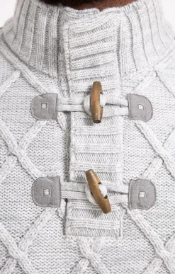 Pull col montant torsadé -