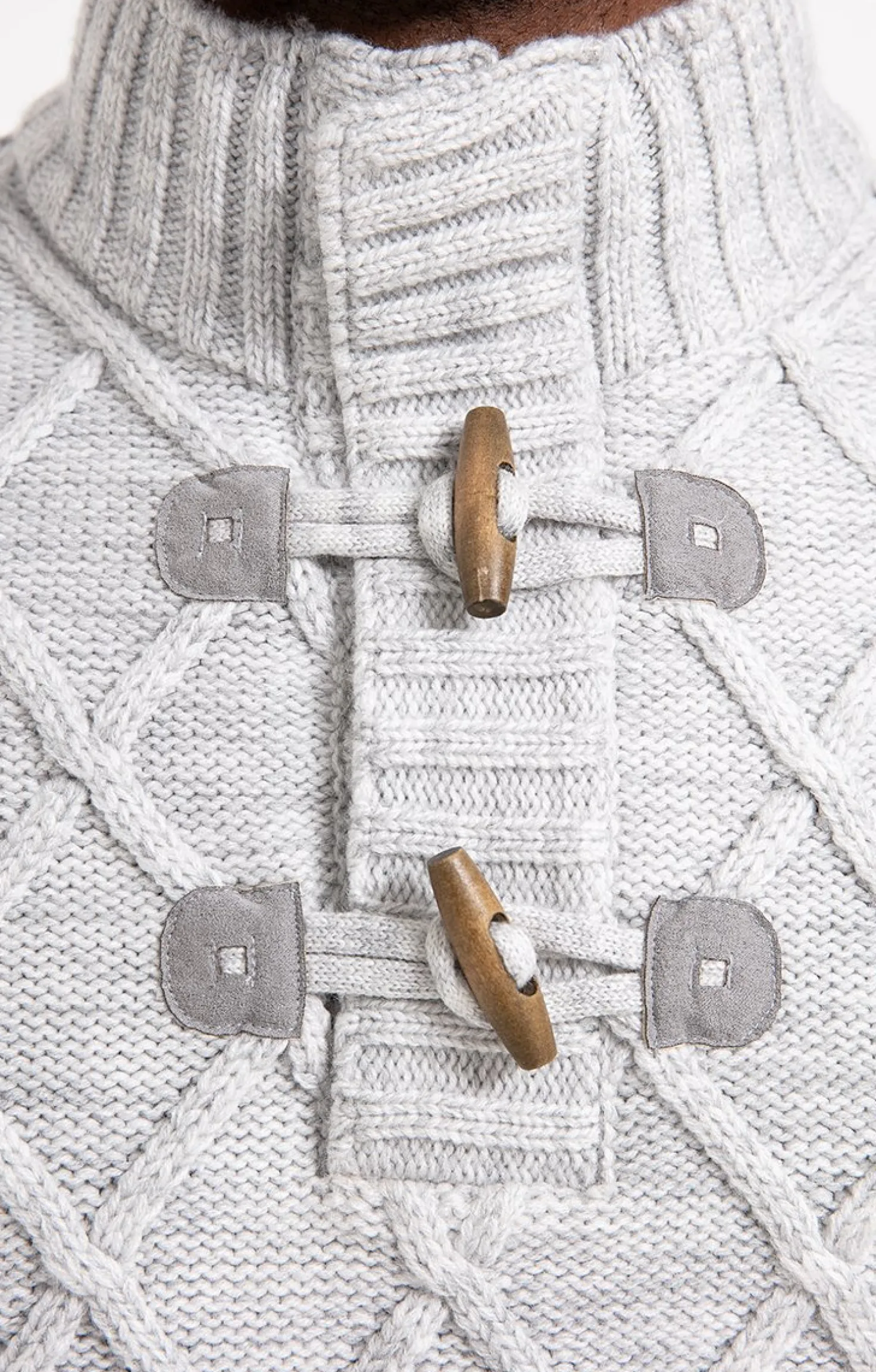 Pull col montant torsadé -
