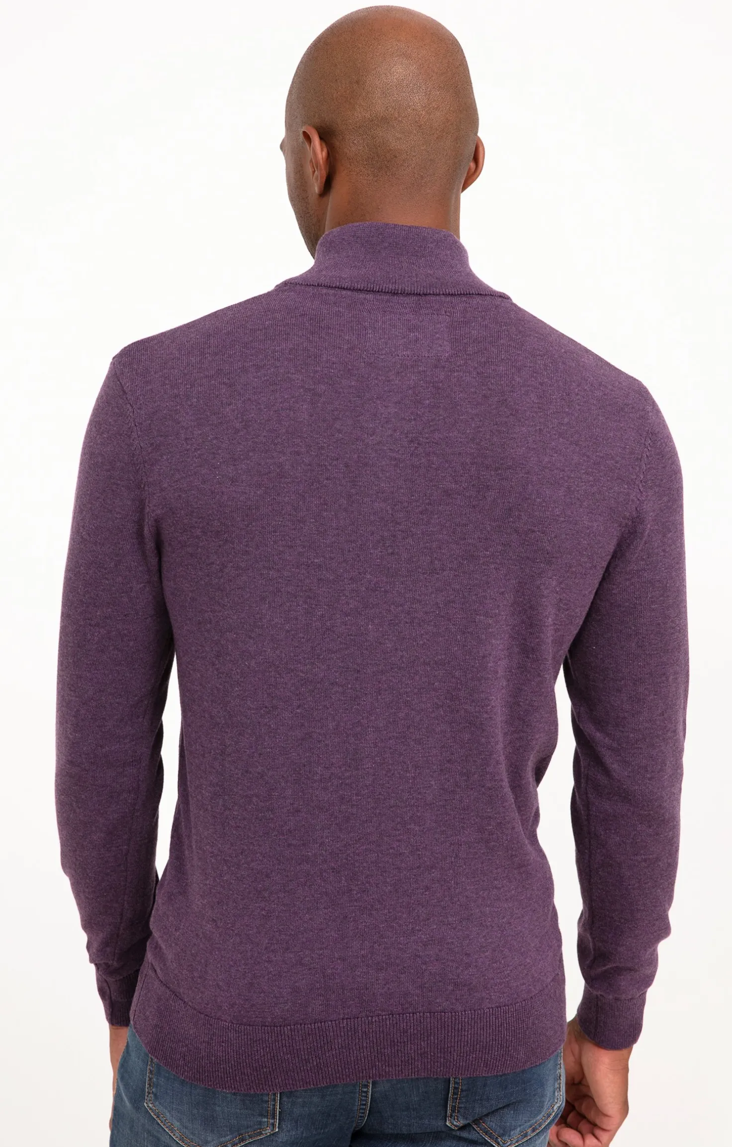 Pull col montant zippé -